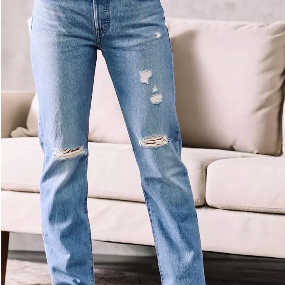 Levi's 501 High Rise Women's Jeans - Picture 3 of 8